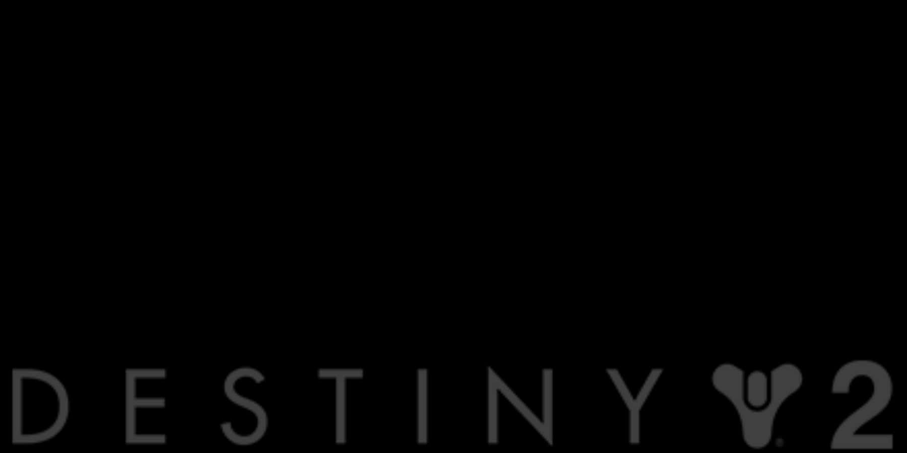 Destiny 2, logo, gray text, HD Desktop Wallpaper