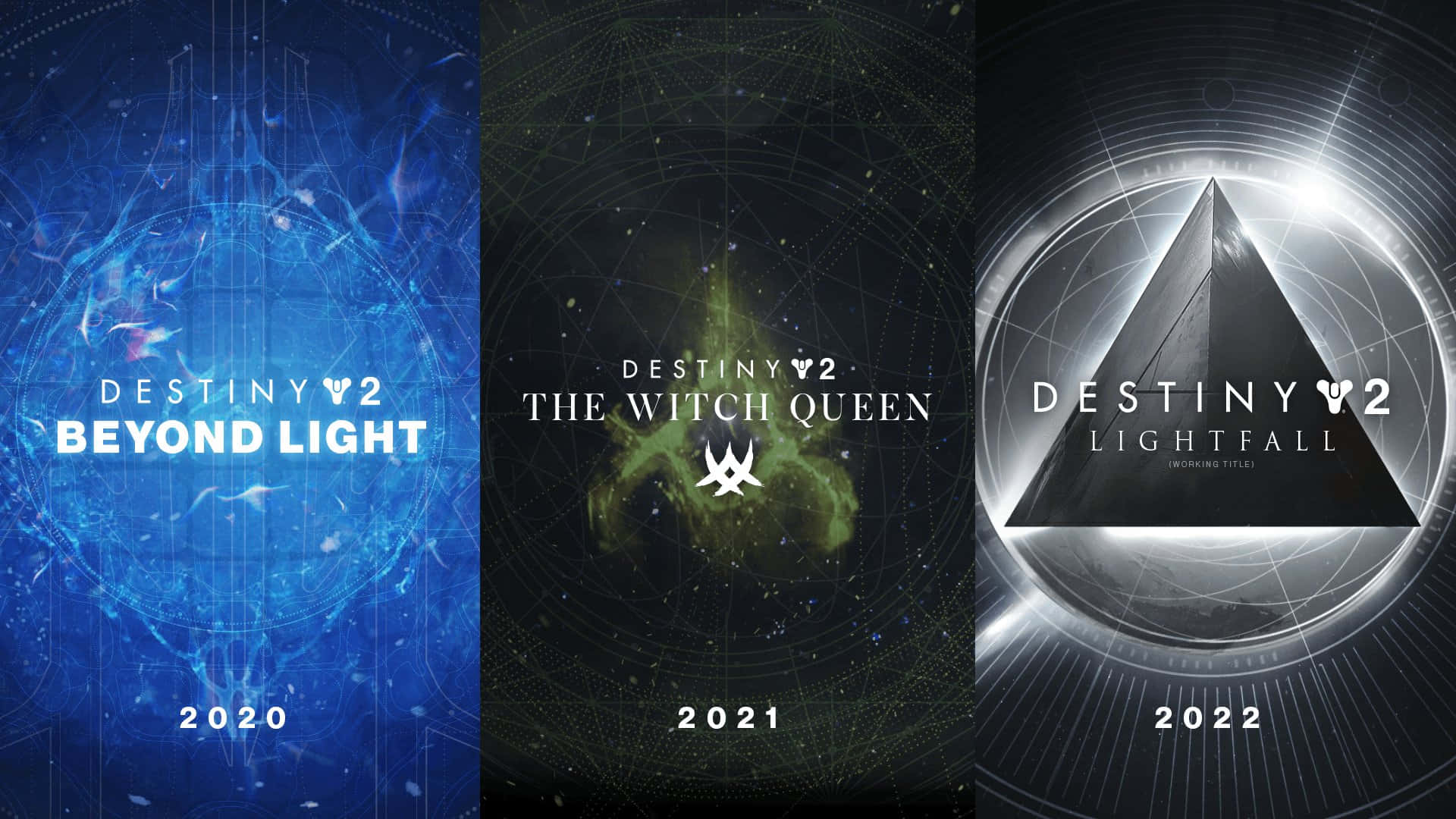 Destiny 2, cosmic blue, green, Full HD Desktop Wallpaper