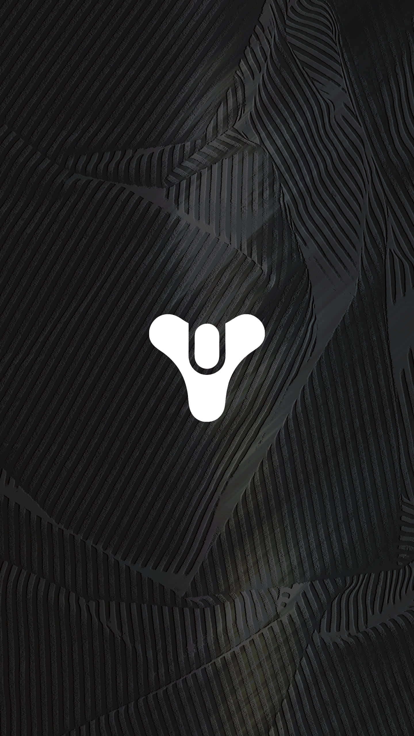 Destiny 2, phone, white logo, 2K Phone Wallpaper
