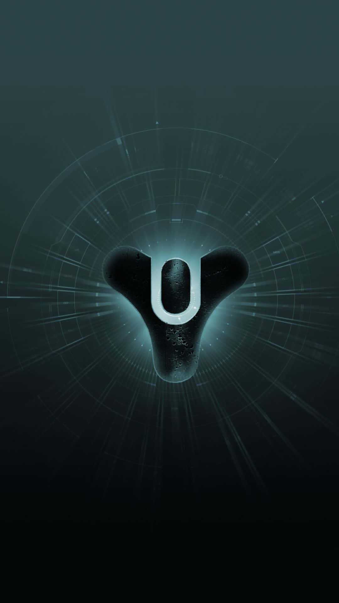 Destiny 2, U-shaped symbol, glowing, Full HD Phone Wallpaper