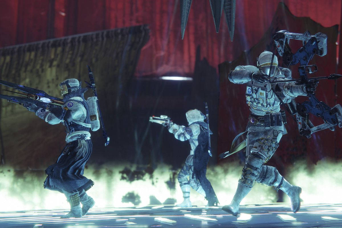 Destiny 2 Shadowkeep, soldiers, futuristic gear, SD Desktop Wallpaper