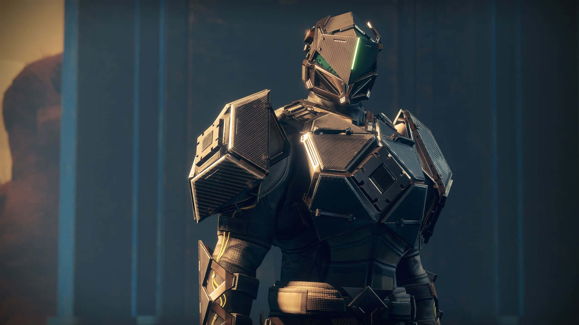 Destiny 2 Warmind, warfront, futuristic armored warrior, Full HD Desktop Wallpaper