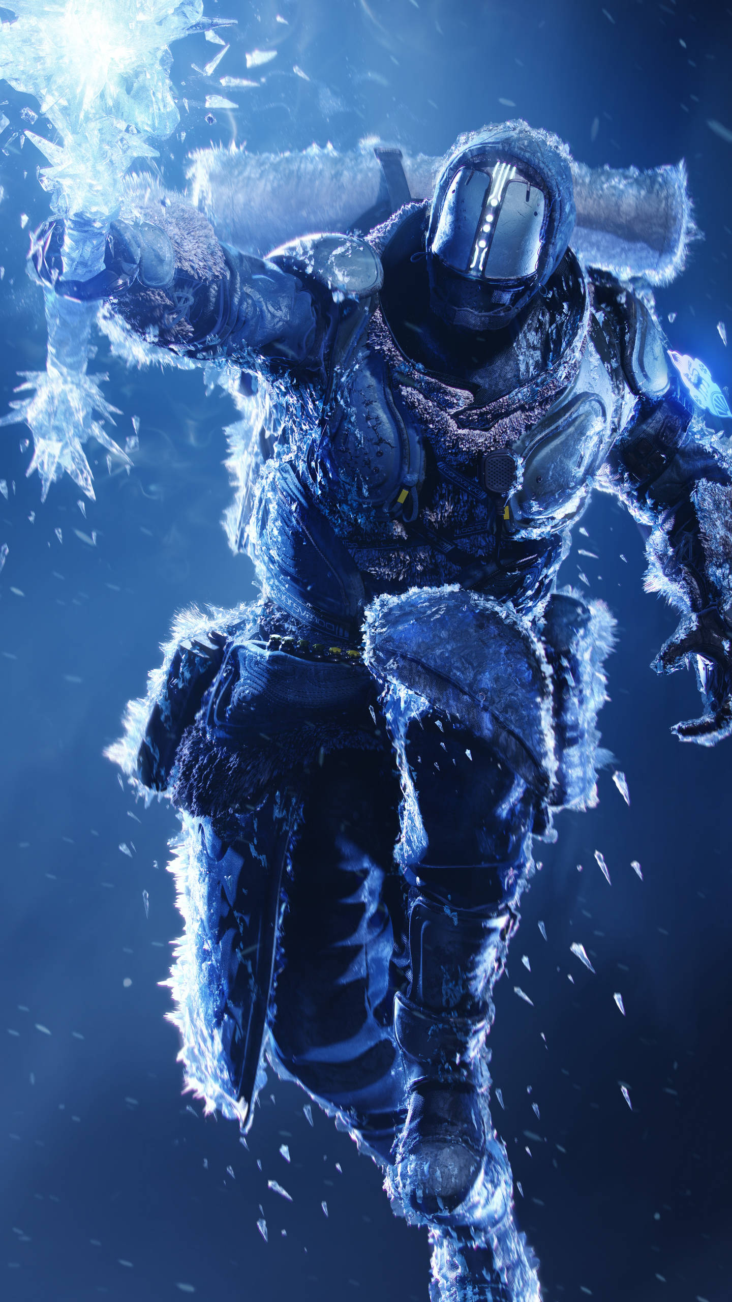 Destiny 2, icy armor, blizzard, 2K Phone Wallpaper