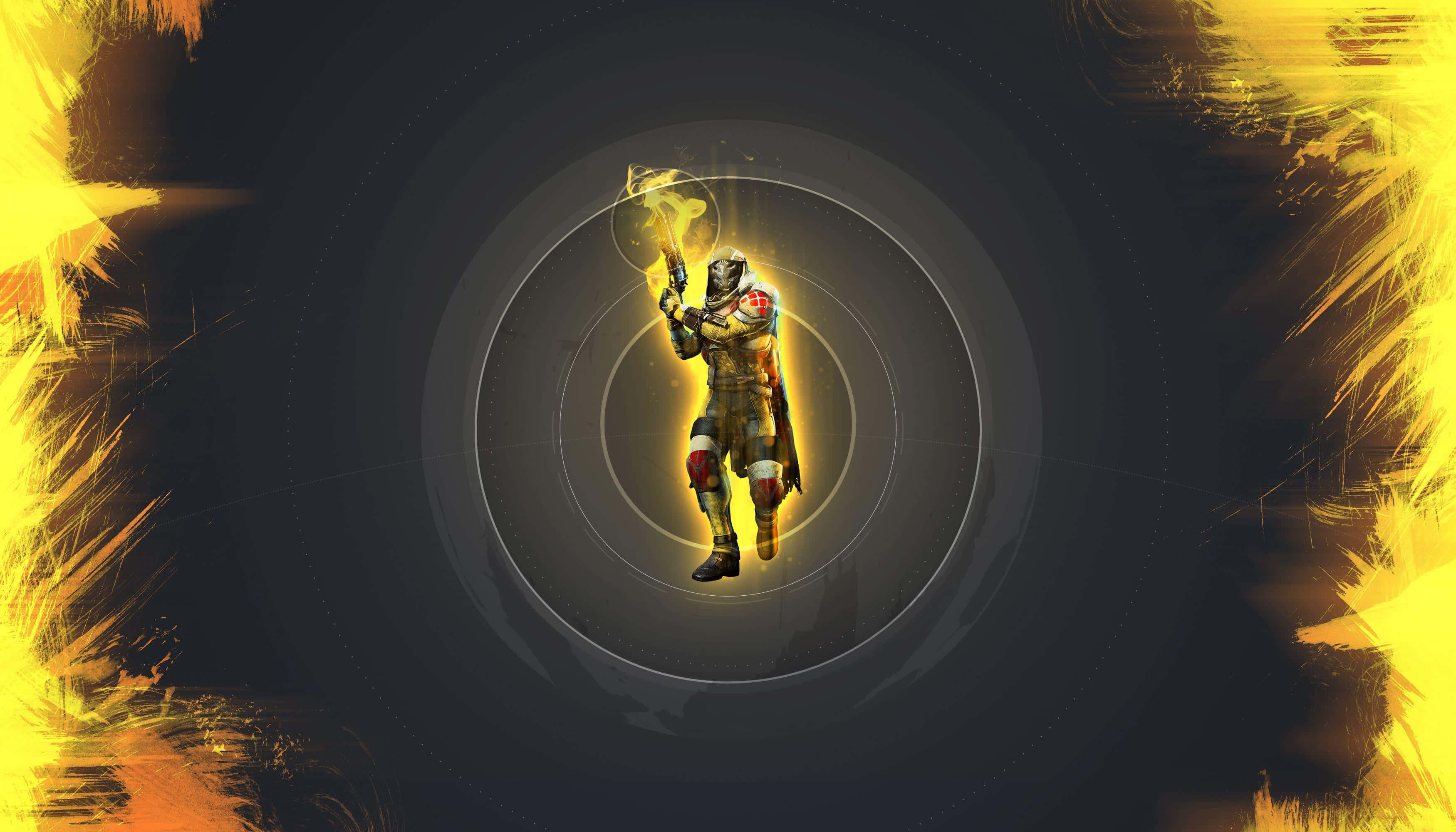 Xur, Destiny 2, glowing armored warrior, 2K Desktop Wallpaper