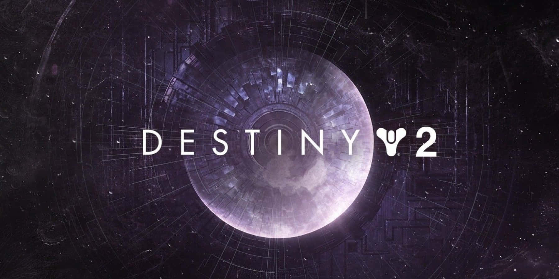 Destiny 2, glowing purple ringed space station, starry void, HD Desktop Wallpaper