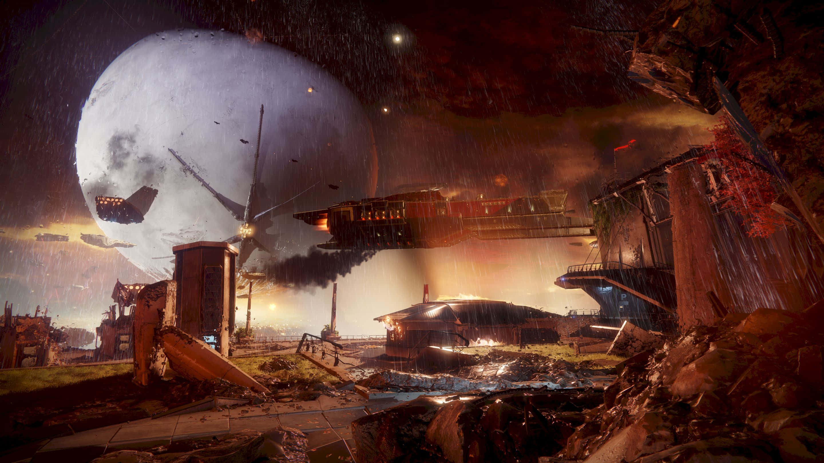 Destiny 2, 4K UHD, ship ruins, 2K Desktop Wallpaper