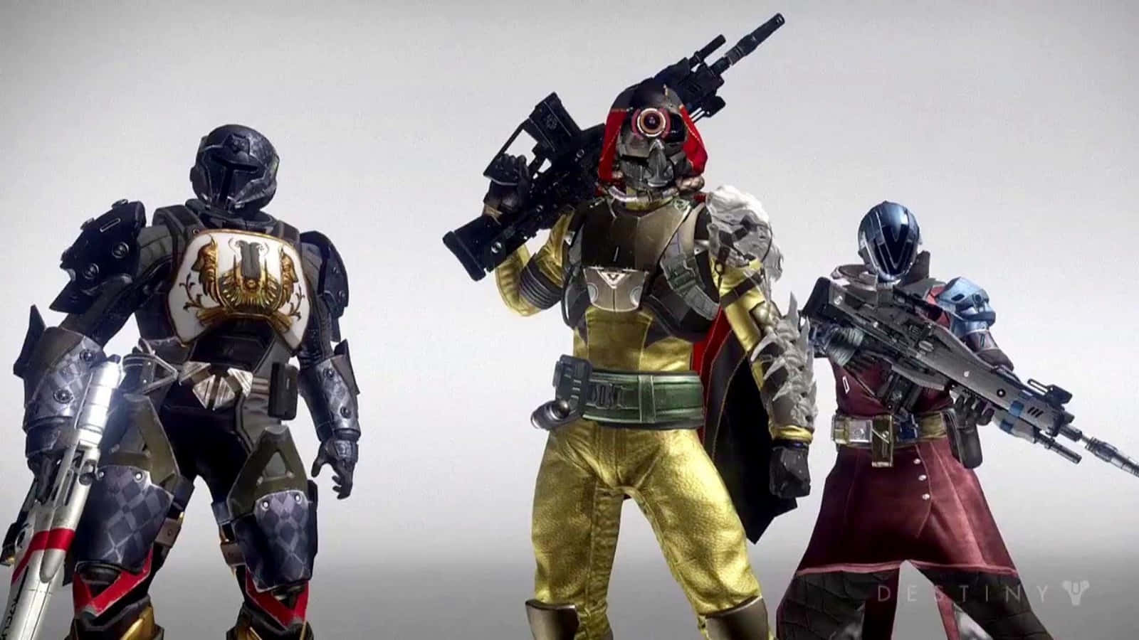 Destiny Characters, space marines, futuristic gear, HD Desktop Wallpaper