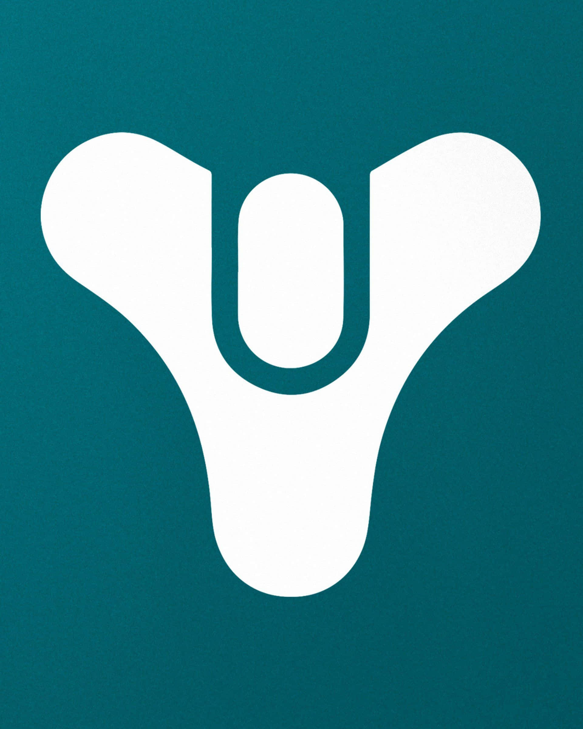 Destiny Logo, white, abstract Y-shaped logo, Full HD Phone Wallpaper