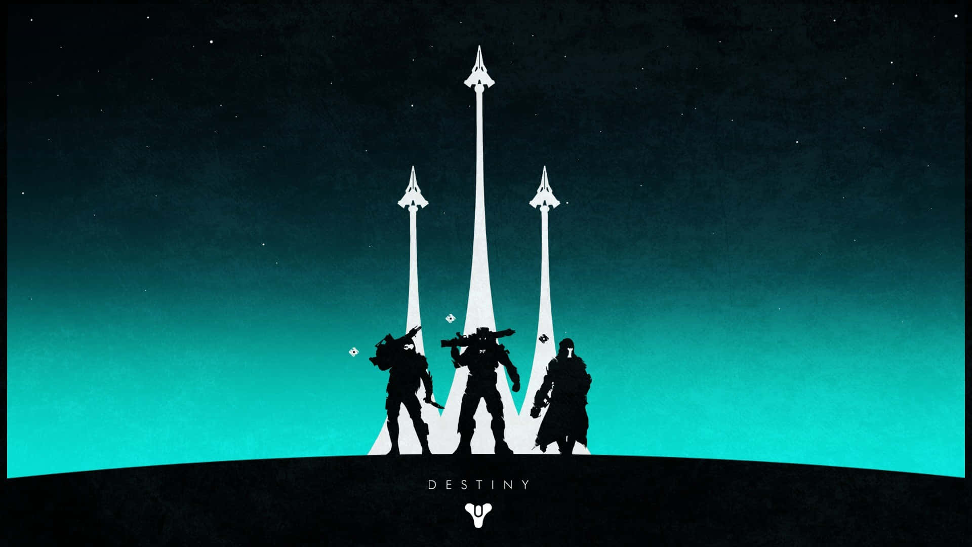 Destiny, space marines, white spires, Full HD Desktop Wallpaper