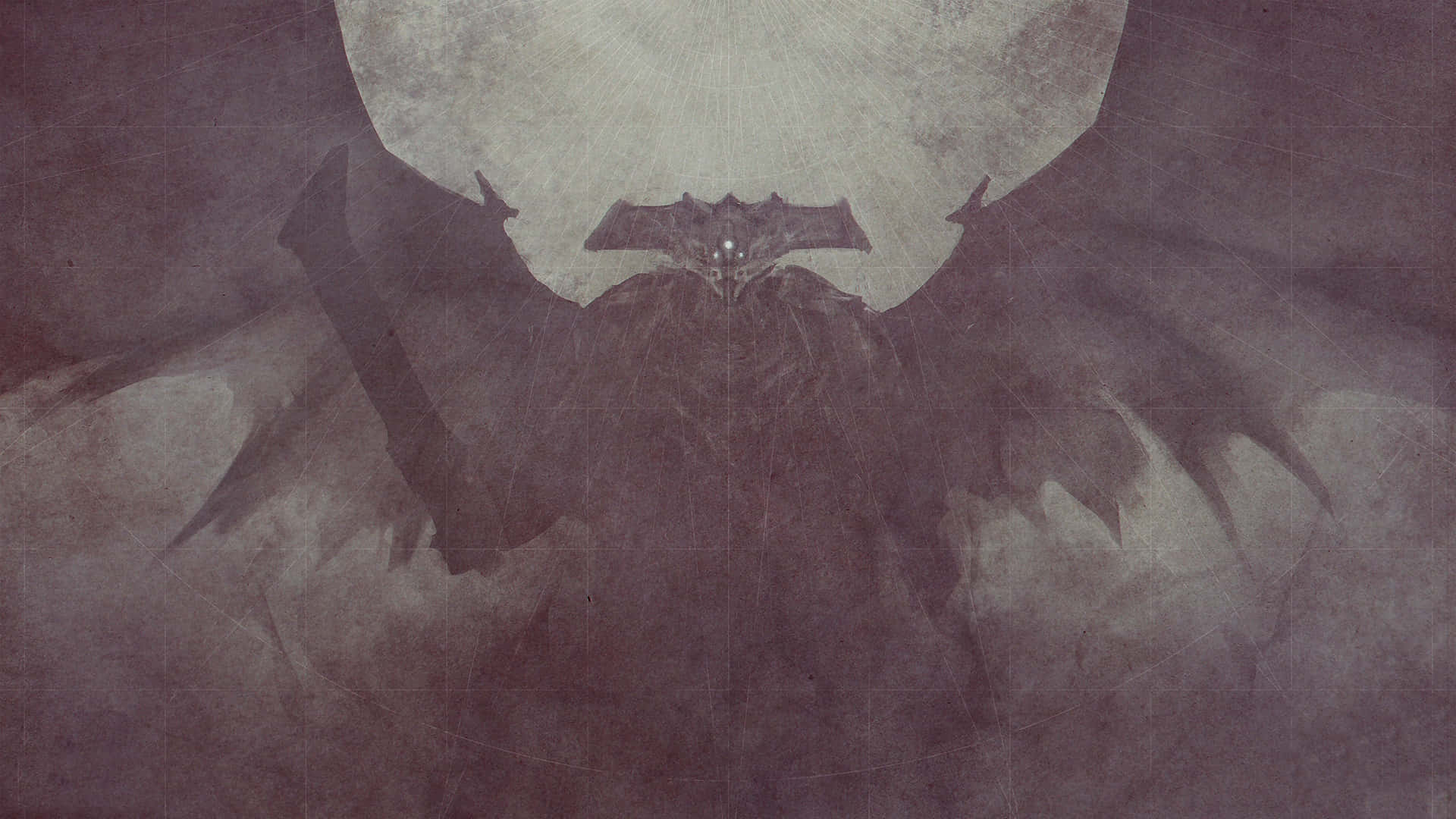 Destiny Oryx, glowing eyes, dark bat silhouette, Full HD Desktop Wallpaper