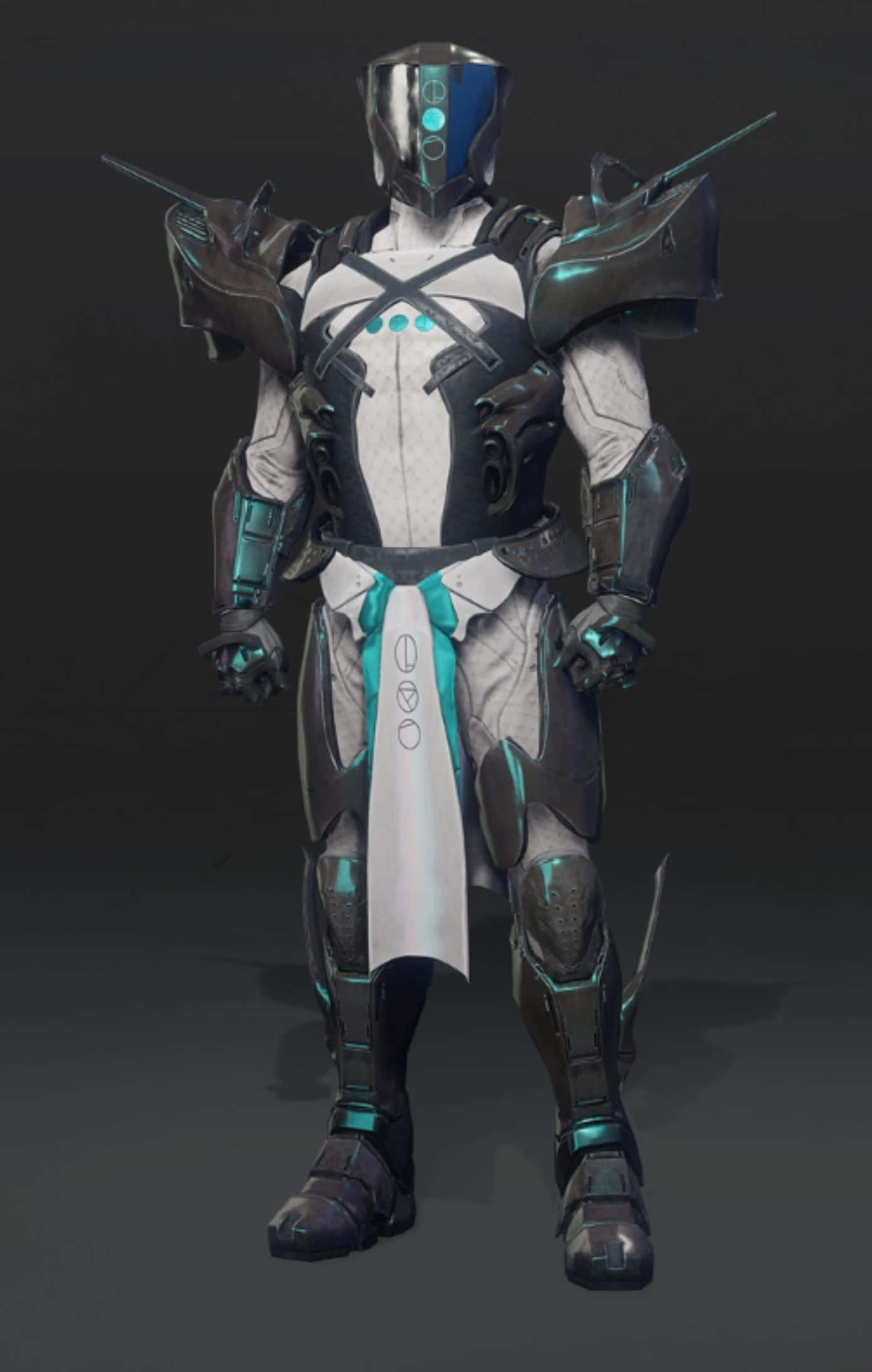 Destiny 2, futuristic armored warrior, glowing teal accents, Full HD Phone Wallpaper