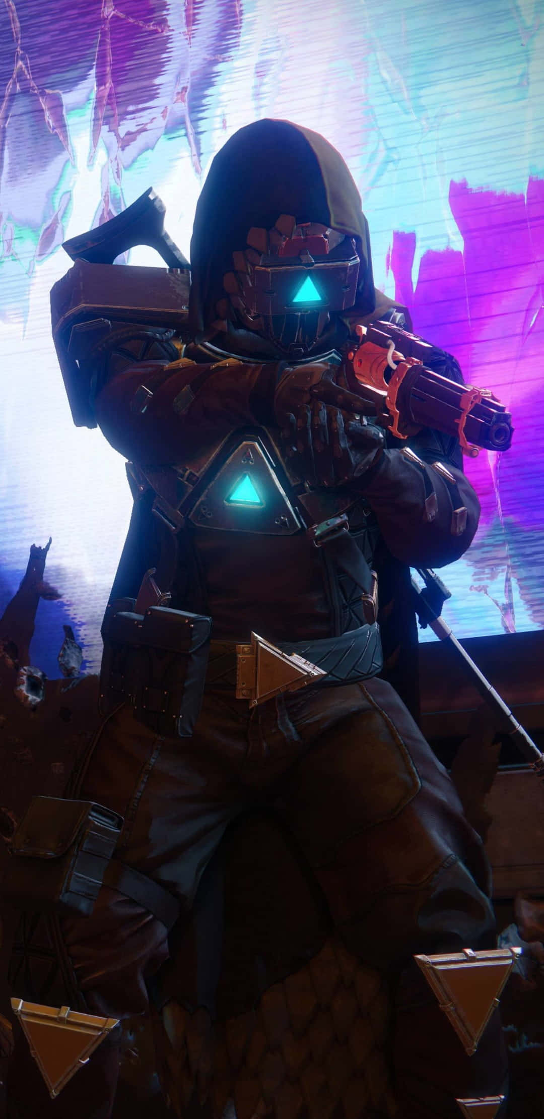 Destiny 2, hooded futuristic soldier, dark armor, Full HD Phone Wallpaper