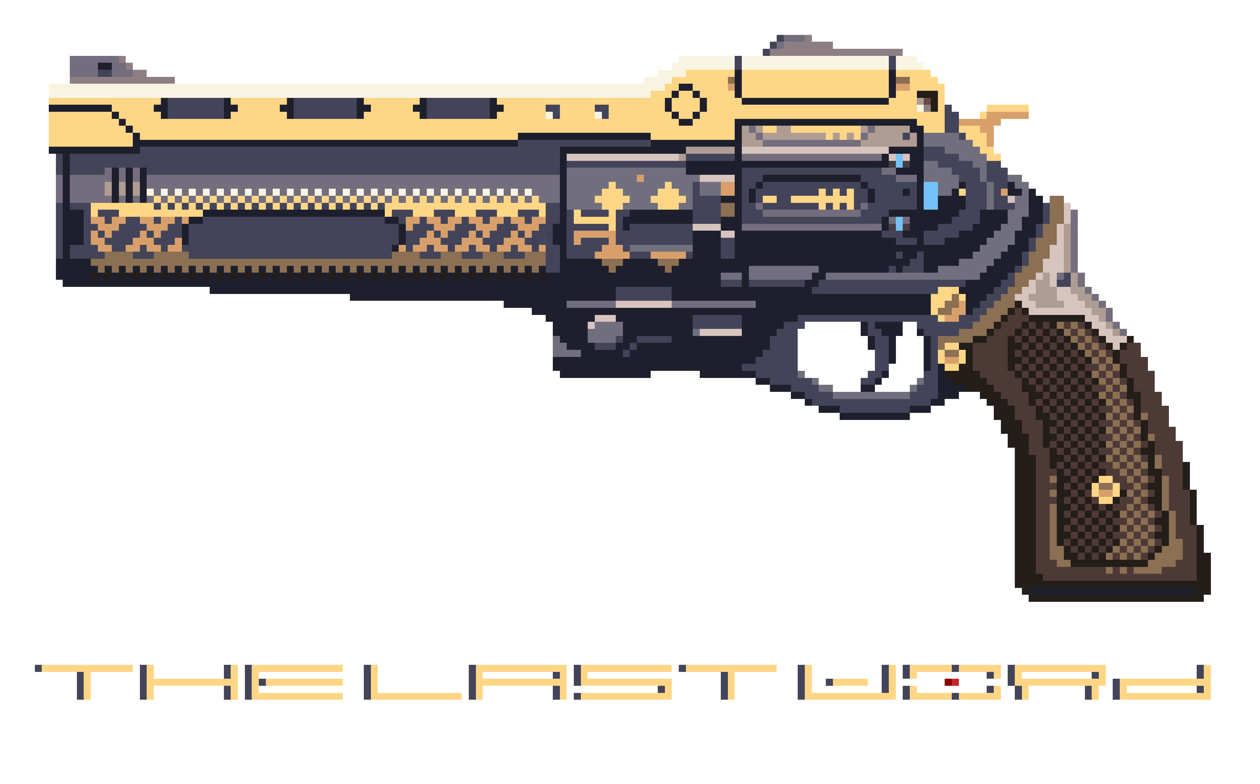 Destiny, pixel art, revolver, 4K Desktop Wallpaper