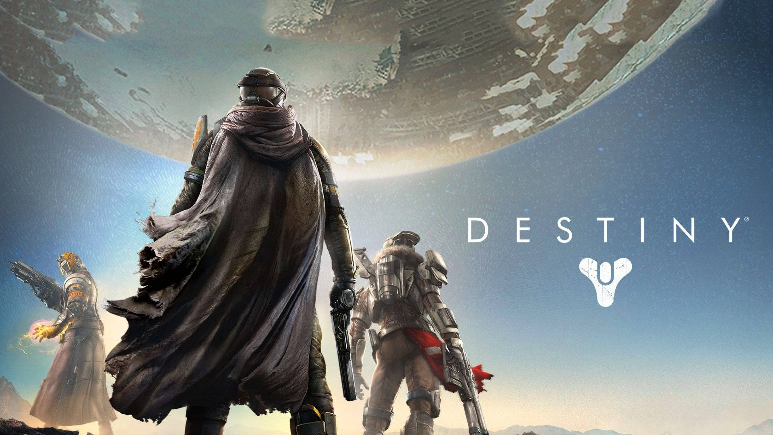 Destiny, Class Players, alien planet, 2K Desktop Wallpaper