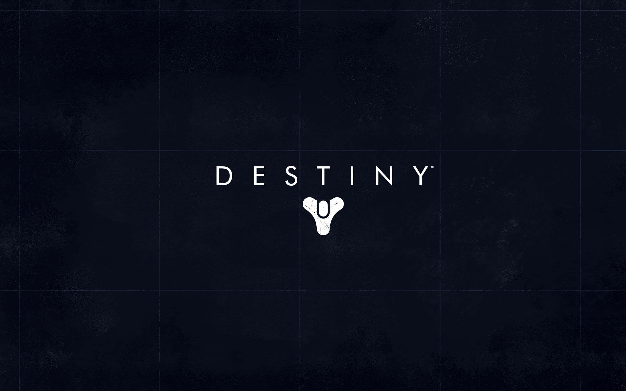 Destiny, white text, symbol, 2K Desktop Wallpaper