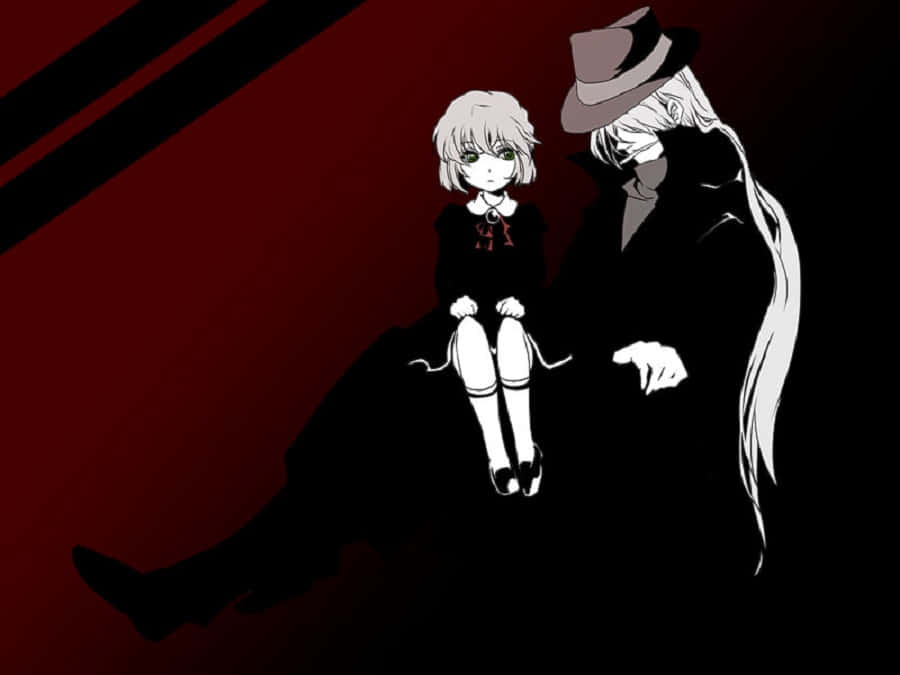 Gin, Detective Conan, white hair, SD Desktop Wallpaper