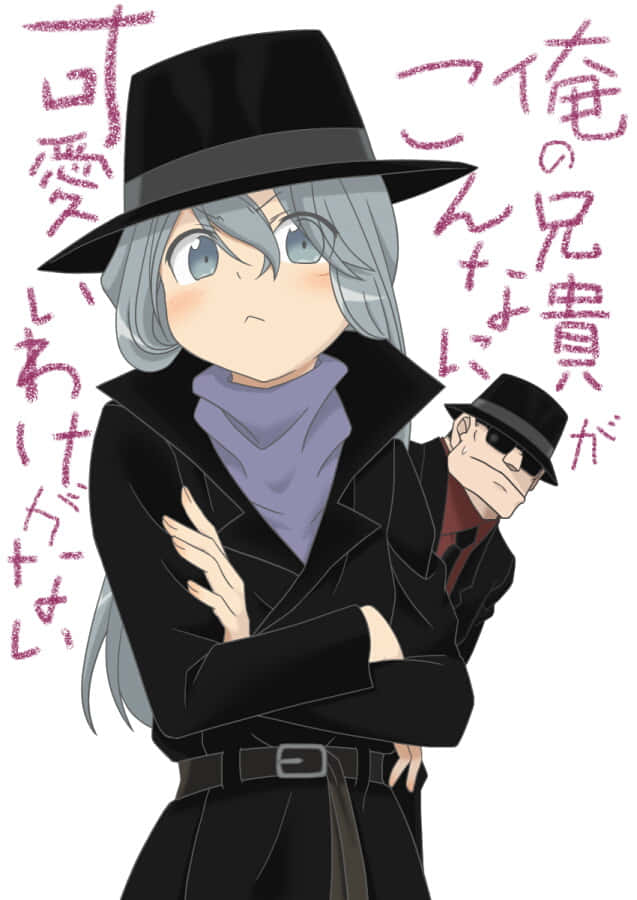 Gin, Detective Conan, silver hair, SD Phone Wallpaper