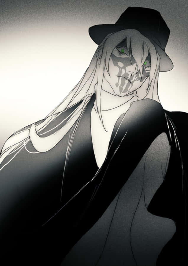 Gin, Detective Conan, long white hair, SD Phone Wallpaper