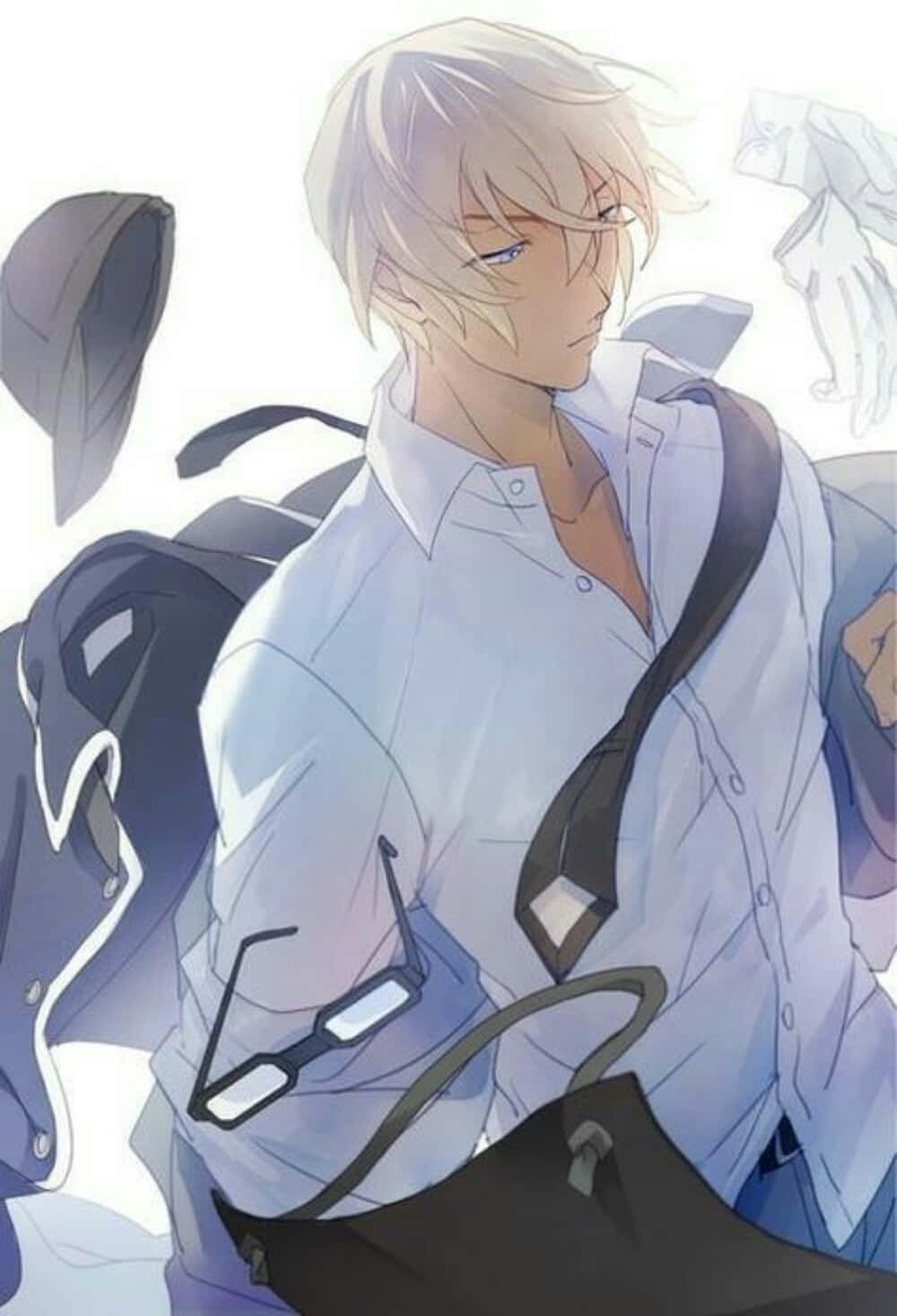 Rei Furuya, Detective Conan, blonde anime boy, HD Phone Wallpaper