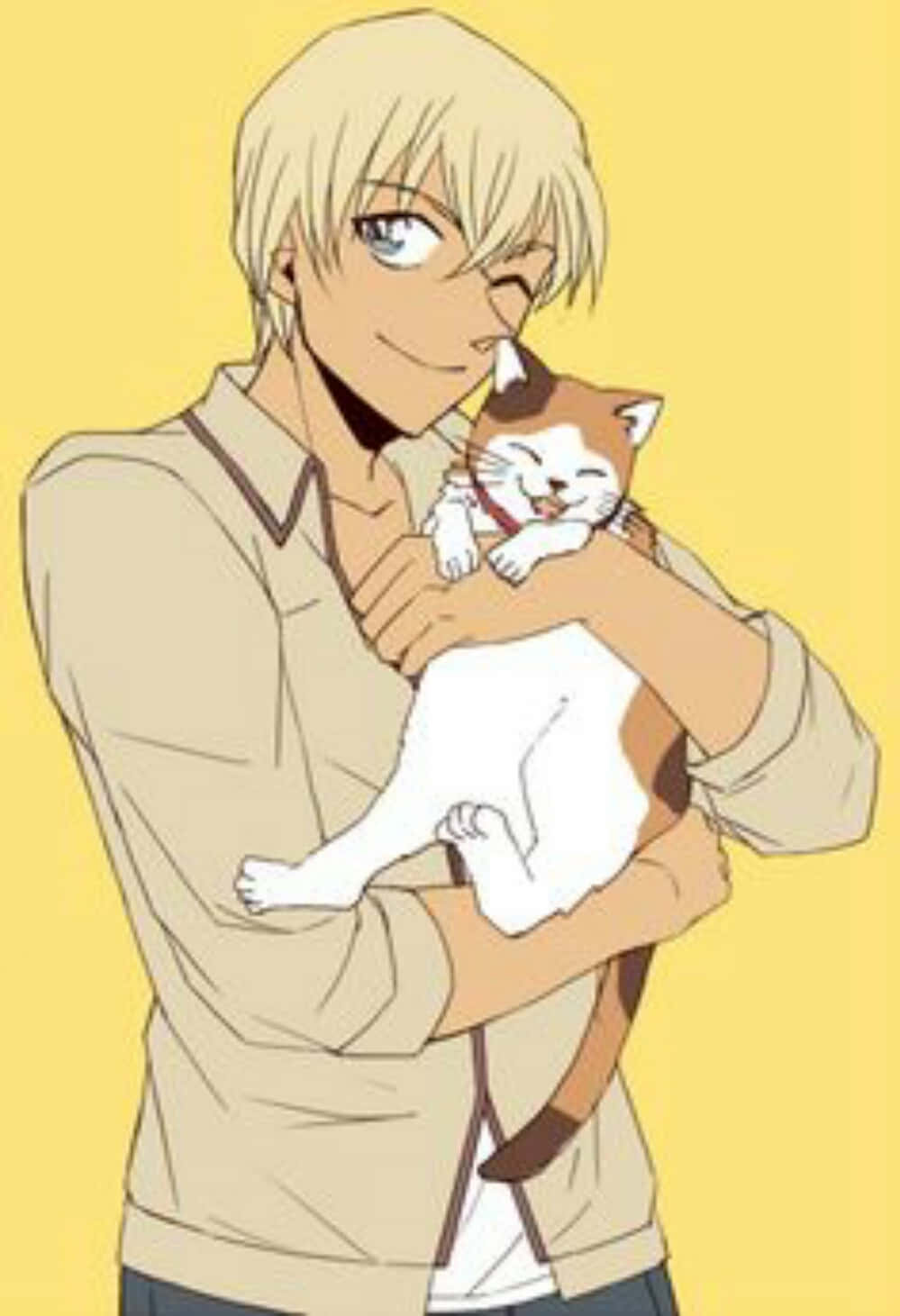 Rei Furuya, Detective Conan, blonde hair, HD Phone Wallpaper