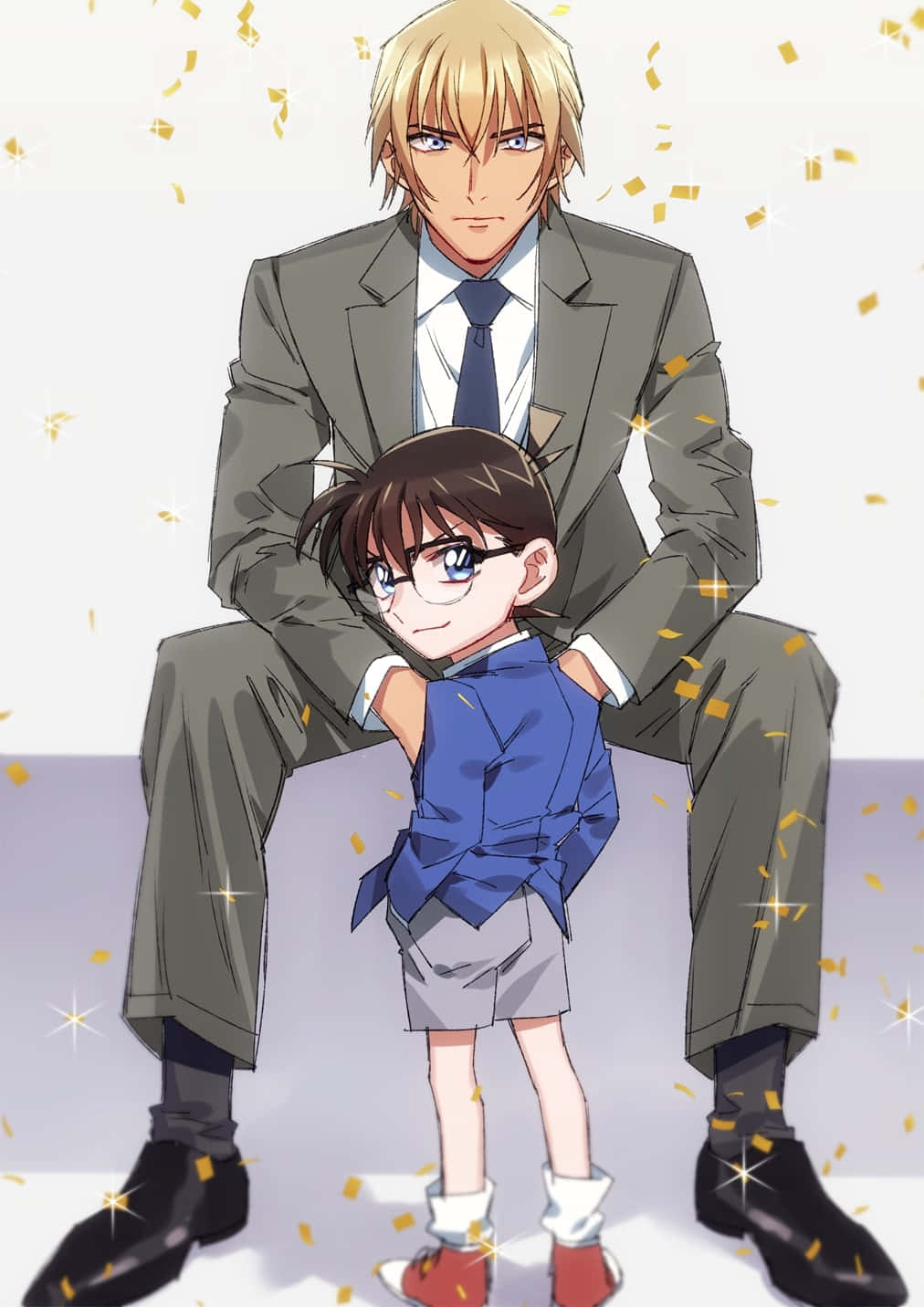 Detective Conan, Rei Furuya, blonde man, HD Phone Wallpaper