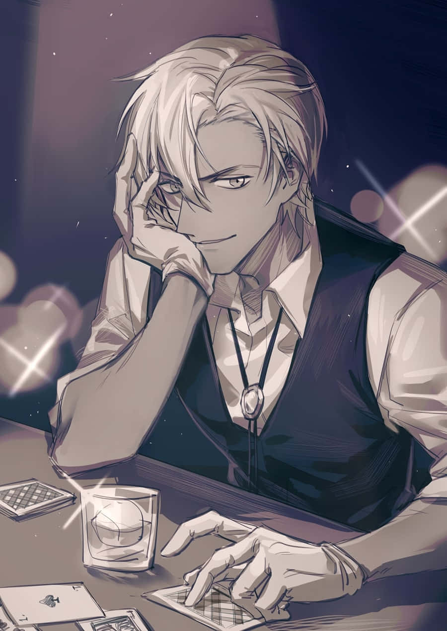 Rei Furuya, Detective Conan, silver-haired, SD Phone Wallpaper