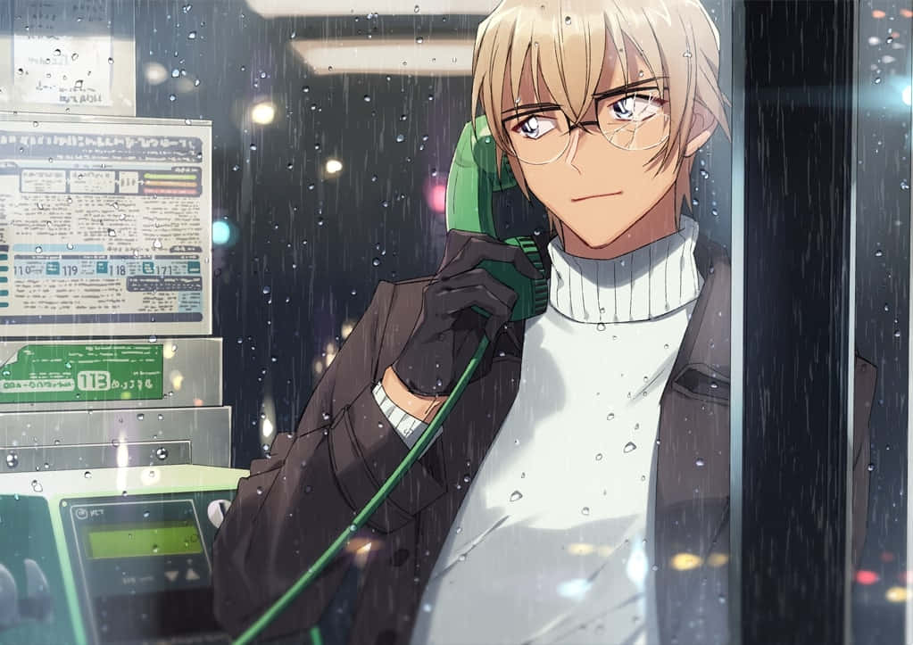 Rei Furuya, Detective Conan, green phone, SD Desktop Wallpaper