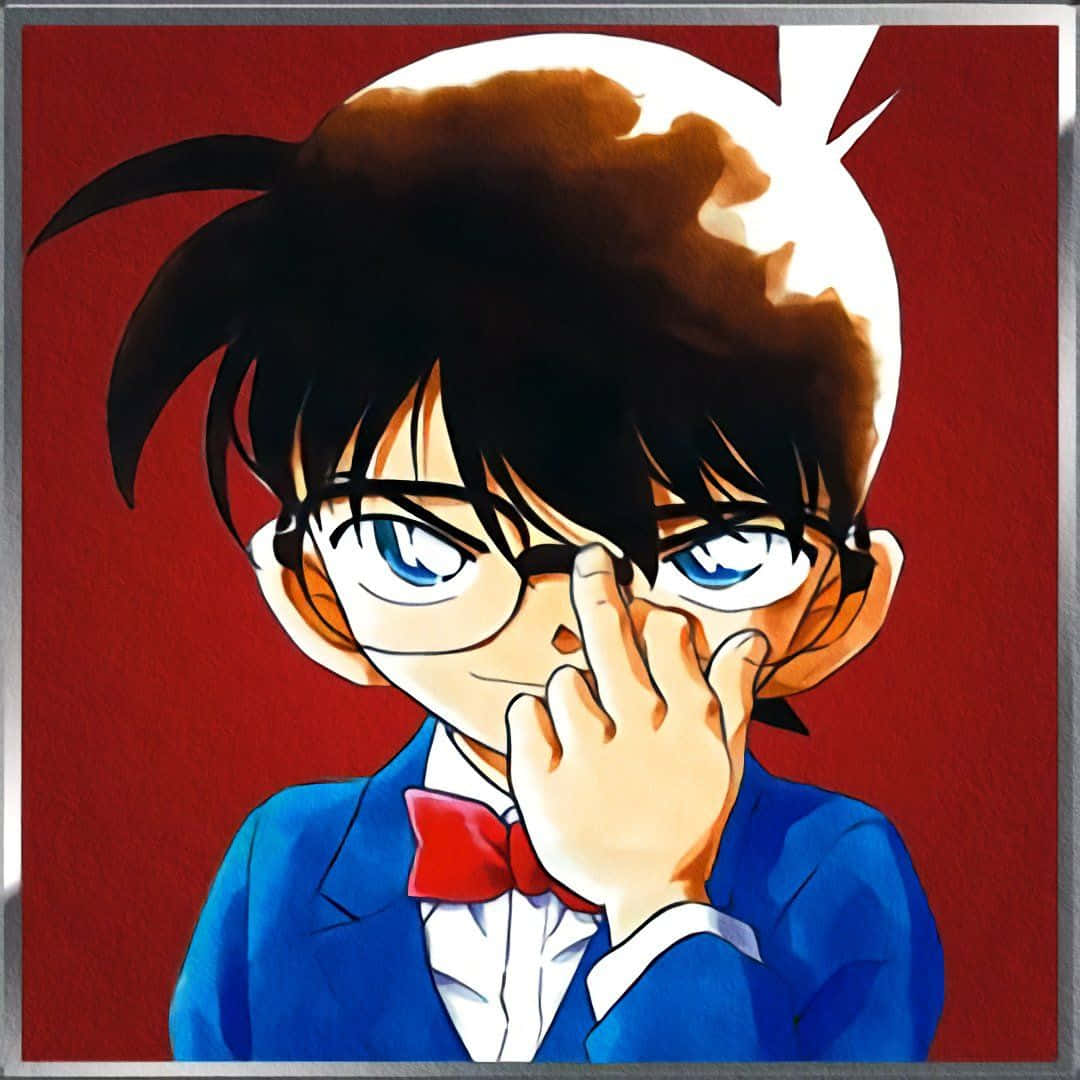 Detective Conan, young anime boy, glasses, SD Desktop Wallpaper