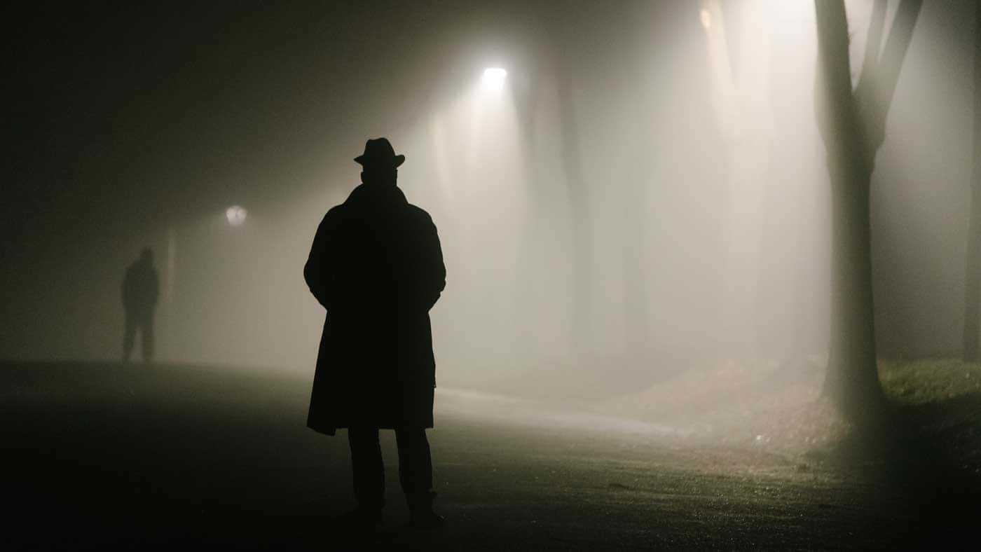 film noir, trench coat, fedora, HD Desktop Wallpaper