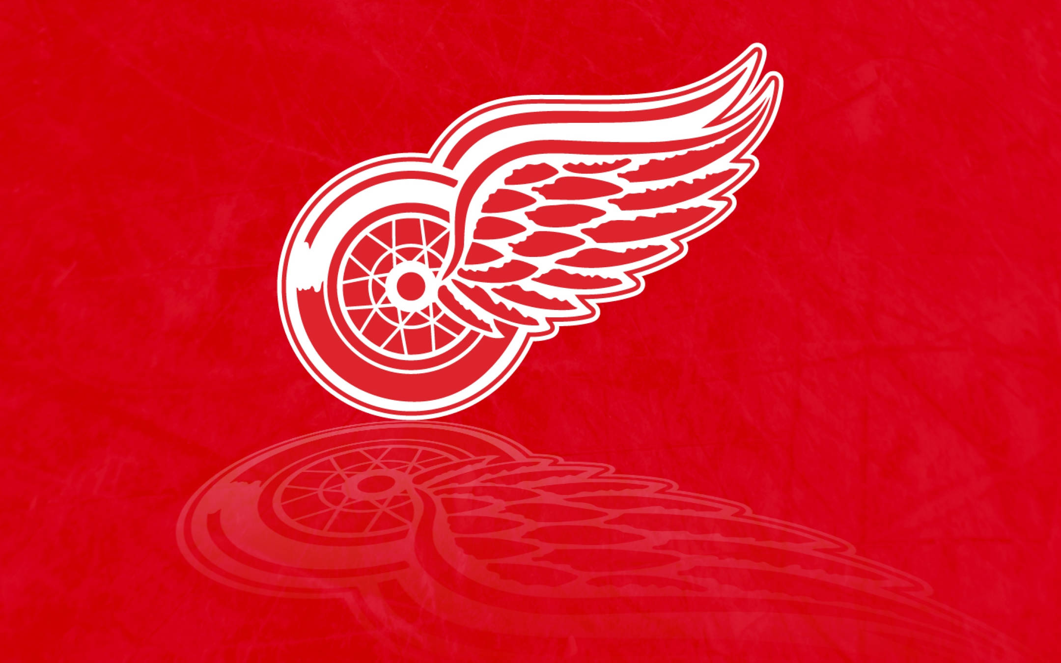 Detroit Red Wings, winged wheel, white, Full HD Desktop Wallpaper