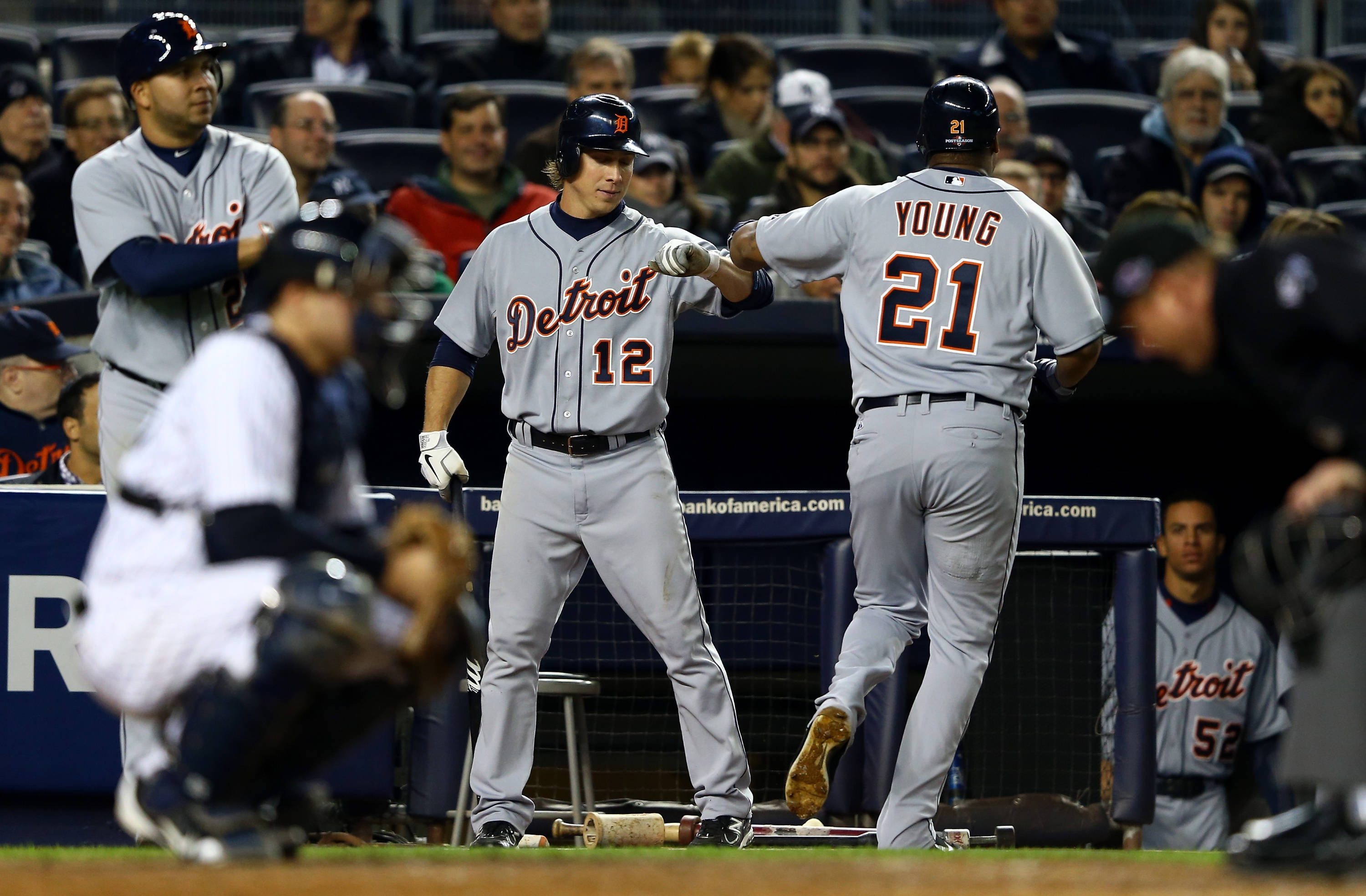 Detroit Tigers, gray uniforms, home plate, 2K Desktop Wallpaper