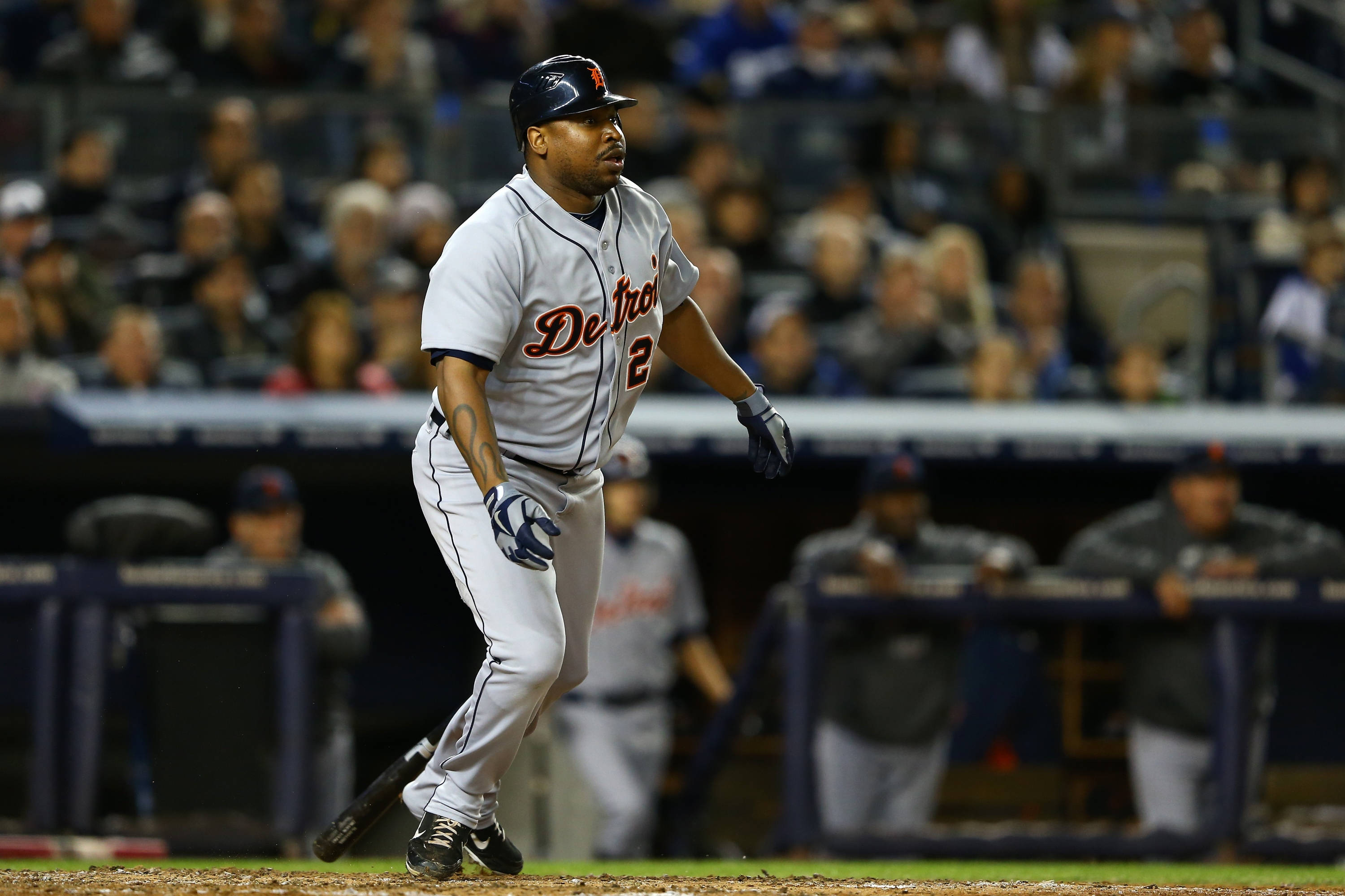 Detroit Tigers, No. 2, gray uniform, 2K Desktop Wallpaper