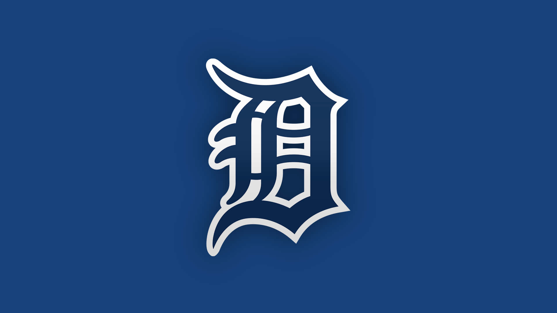 Detroit Tigers, logo, dark blue, Full HD Desktop Wallpaper
