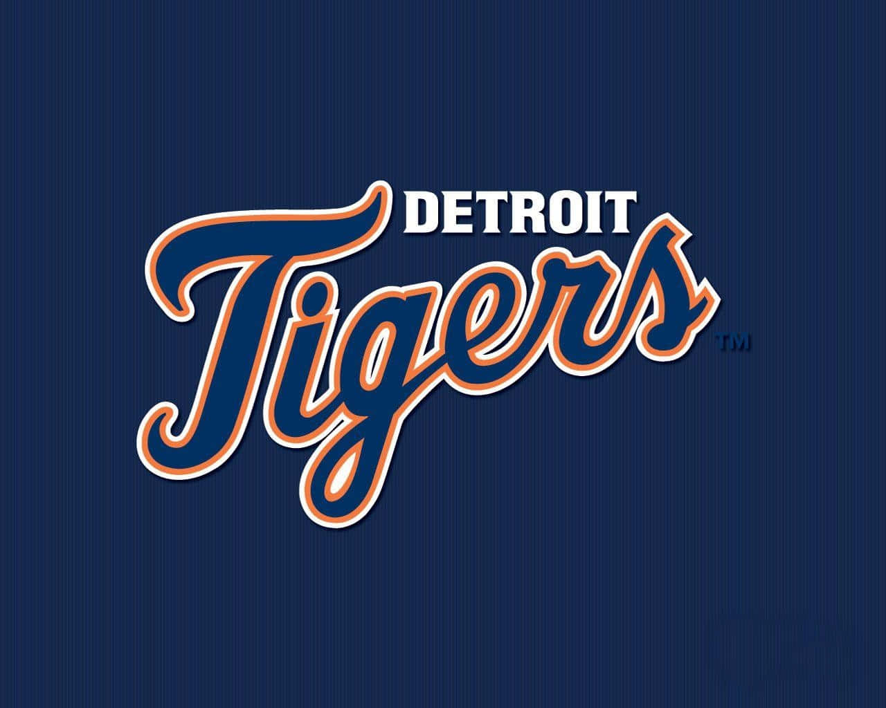 Detroit Tigers logo, bold script, block letters, HD Desktop Wallpaper