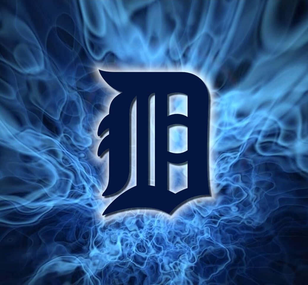 Detroit Tigers, navy blue, electric blue, SD Desktop Wallpaper