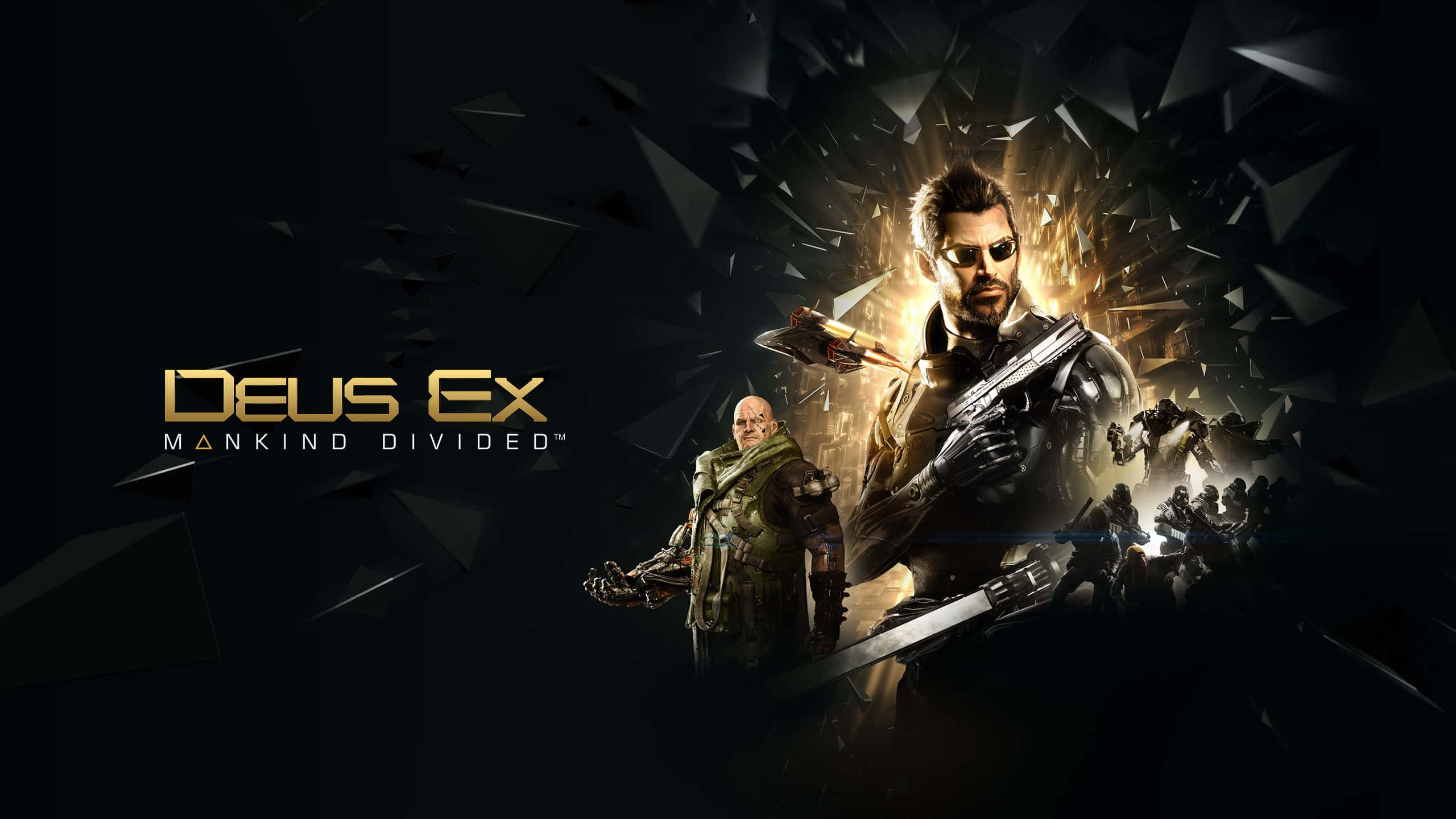 Deus Ex Mankind Divided, cyberpunk, tactical gear, 2K Desktop Wallpaper
