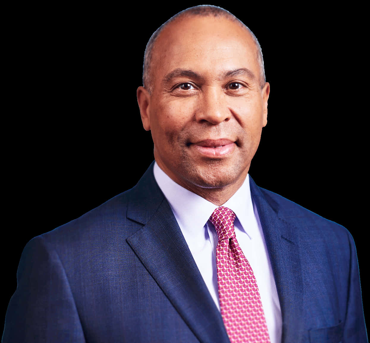 Deval Patrick, blue suit, pink tie, SD Desktop Wallpaper
