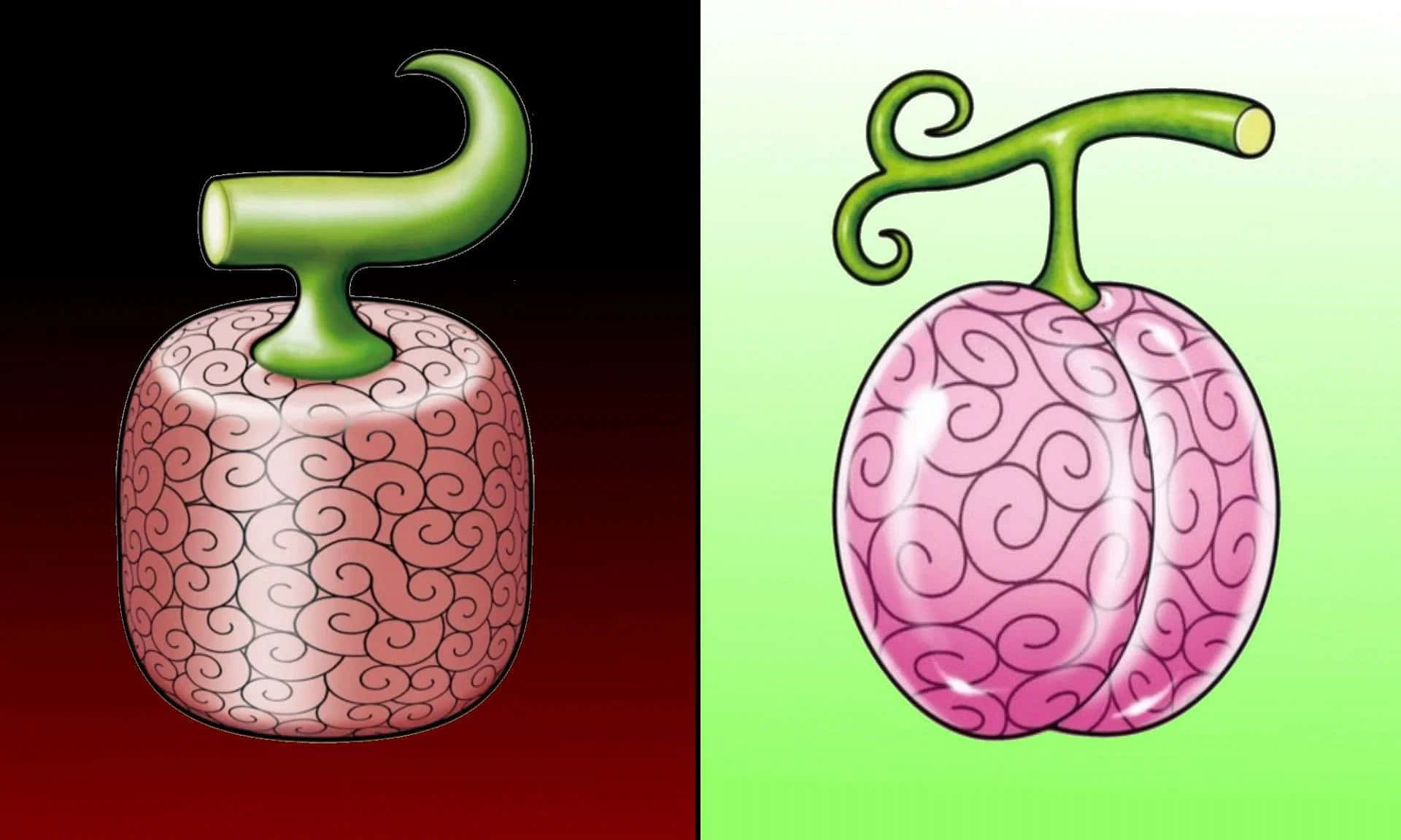 Devil Fruit, pink Devil Fruits, swirling patterns, Full HD Desktop Wallpaper