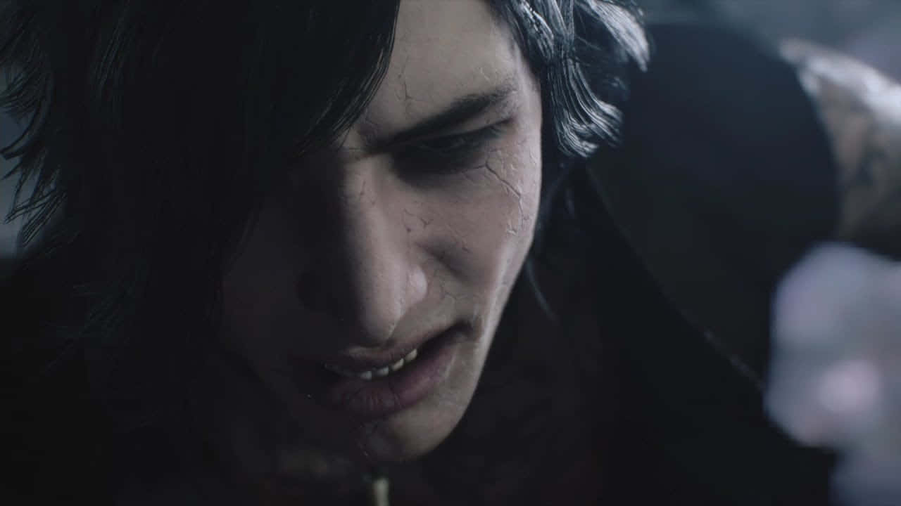 Devil May Cry, dark-haired character, cracked skin, HD Desktop Wallpaper