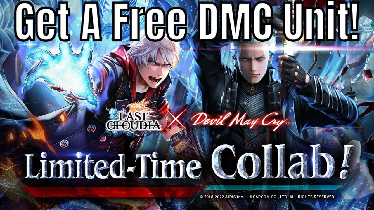 Devil May Cry, anime-style male warriors, glowing blue energy, HD Desktop Wallpaper