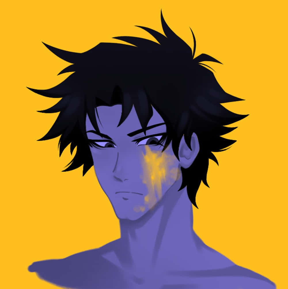 Devilman Crybaby, Akira, spiky black hair, SD Phone Wallpaper