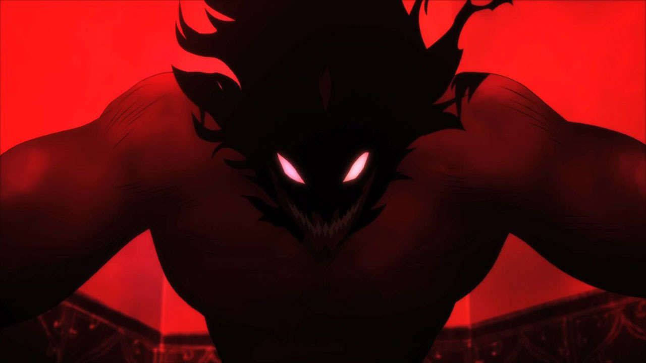 Devilman Crybaby Amon, red eyes, glowing pink eyes, HD Desktop Wallpaper