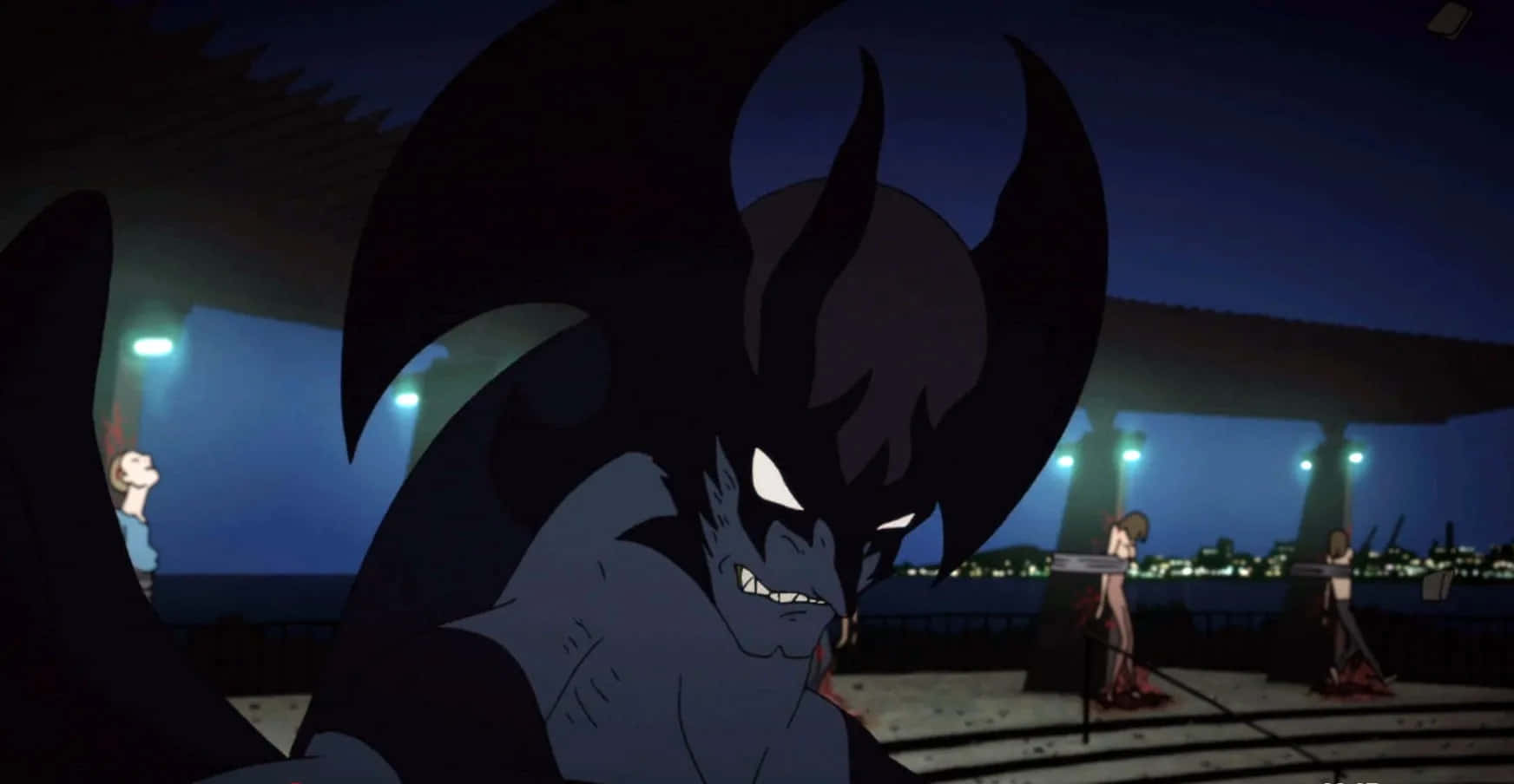 Amon, Devilman Crybaby, dark-winged anime demon, HD Desktop Wallpaper
