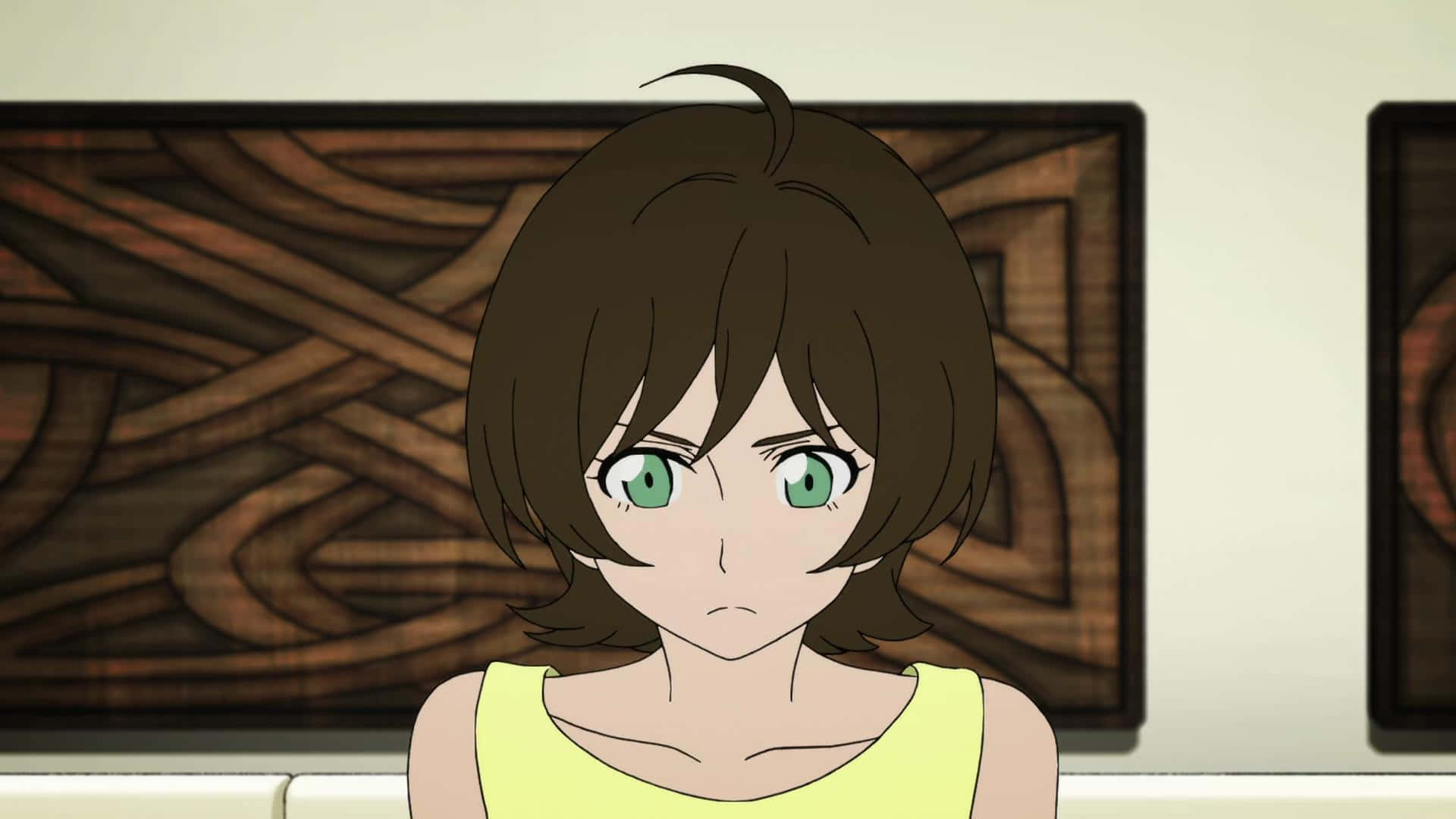 Devilman Crybaby, Miki Makimura, concerned look, Full HD Desktop Wallpaper