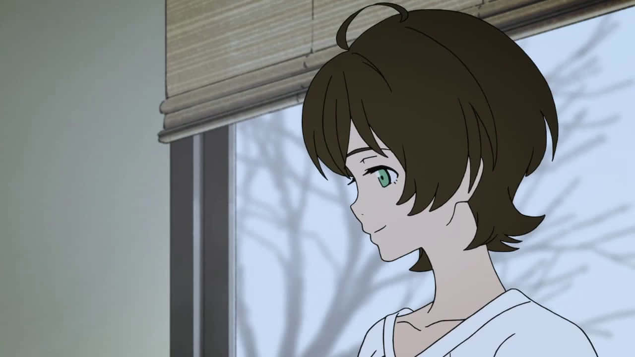 Miki Makimura, Devilman Crybaby, short brown hair, HD Desktop Wallpaper