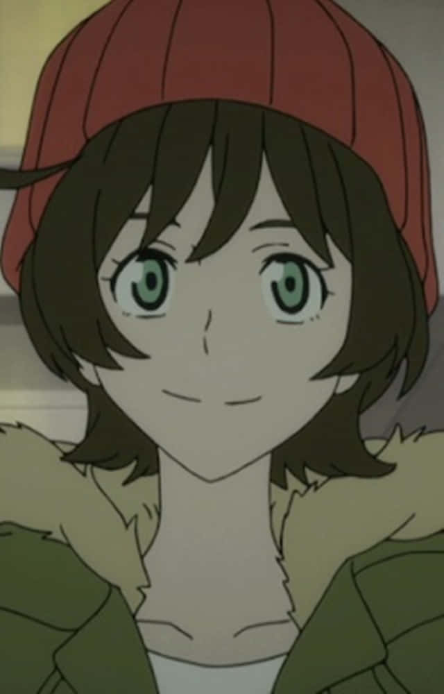 Miki Makimura, Devilman Crybaby, green eyes, SD Phone Wallpaper