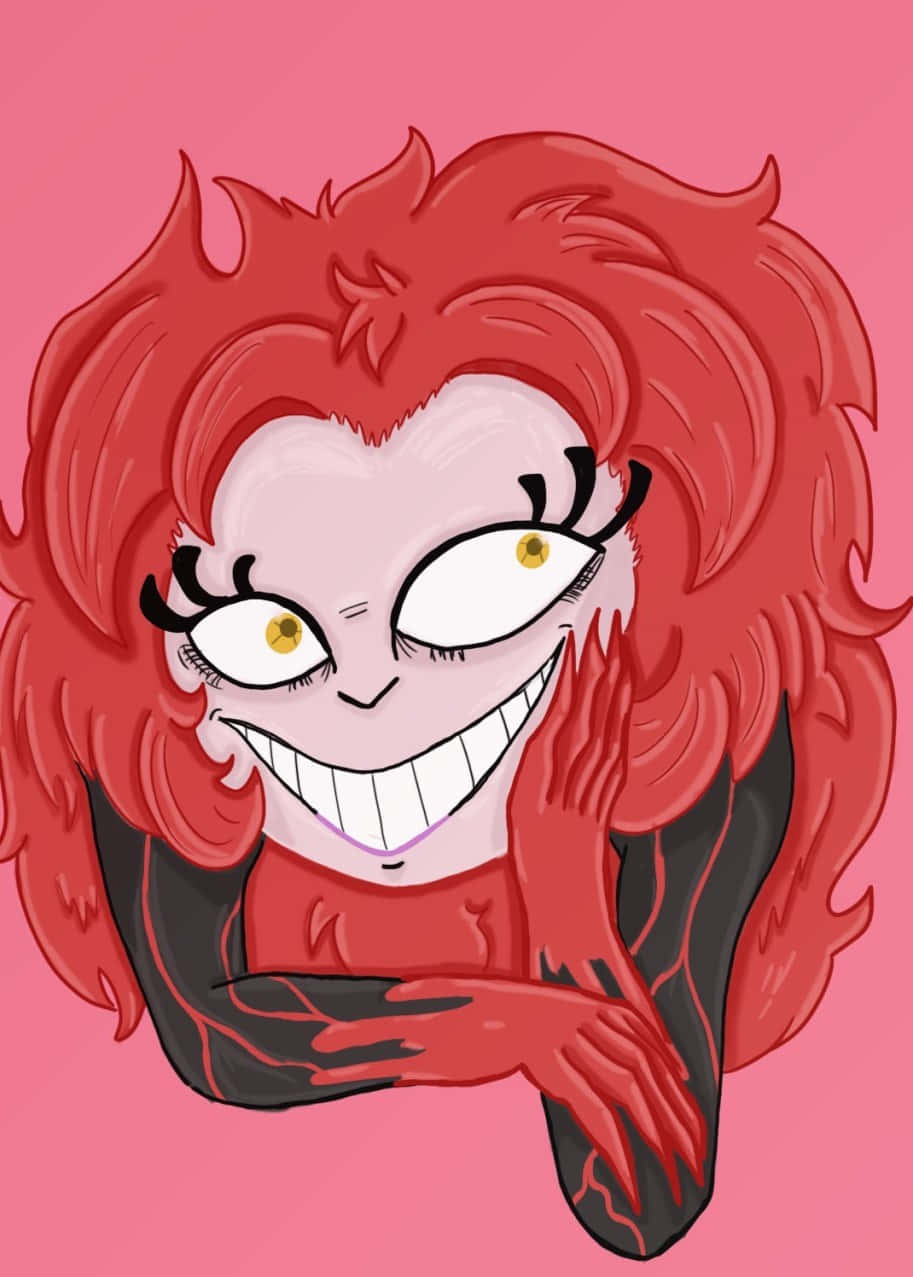 Psycho Jenny, Devilman Crybaby, red hair, SD Phone Wallpaper