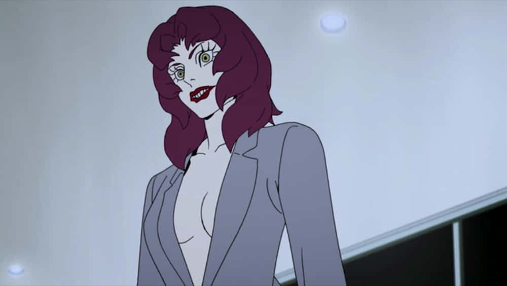 Devilman Crybaby, Psycho Jenny, purple hair, SD Desktop Wallpaper