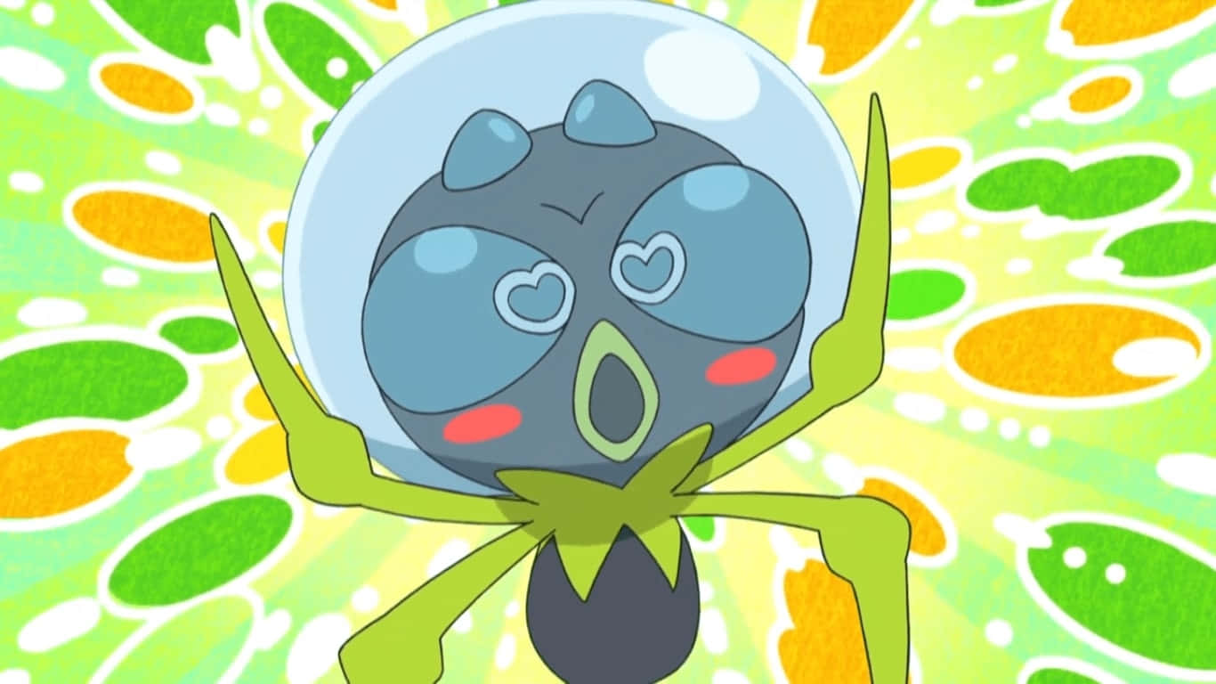 Dewpider, heart-shaped eyes, bubble helmet, HD Desktop Wallpaper