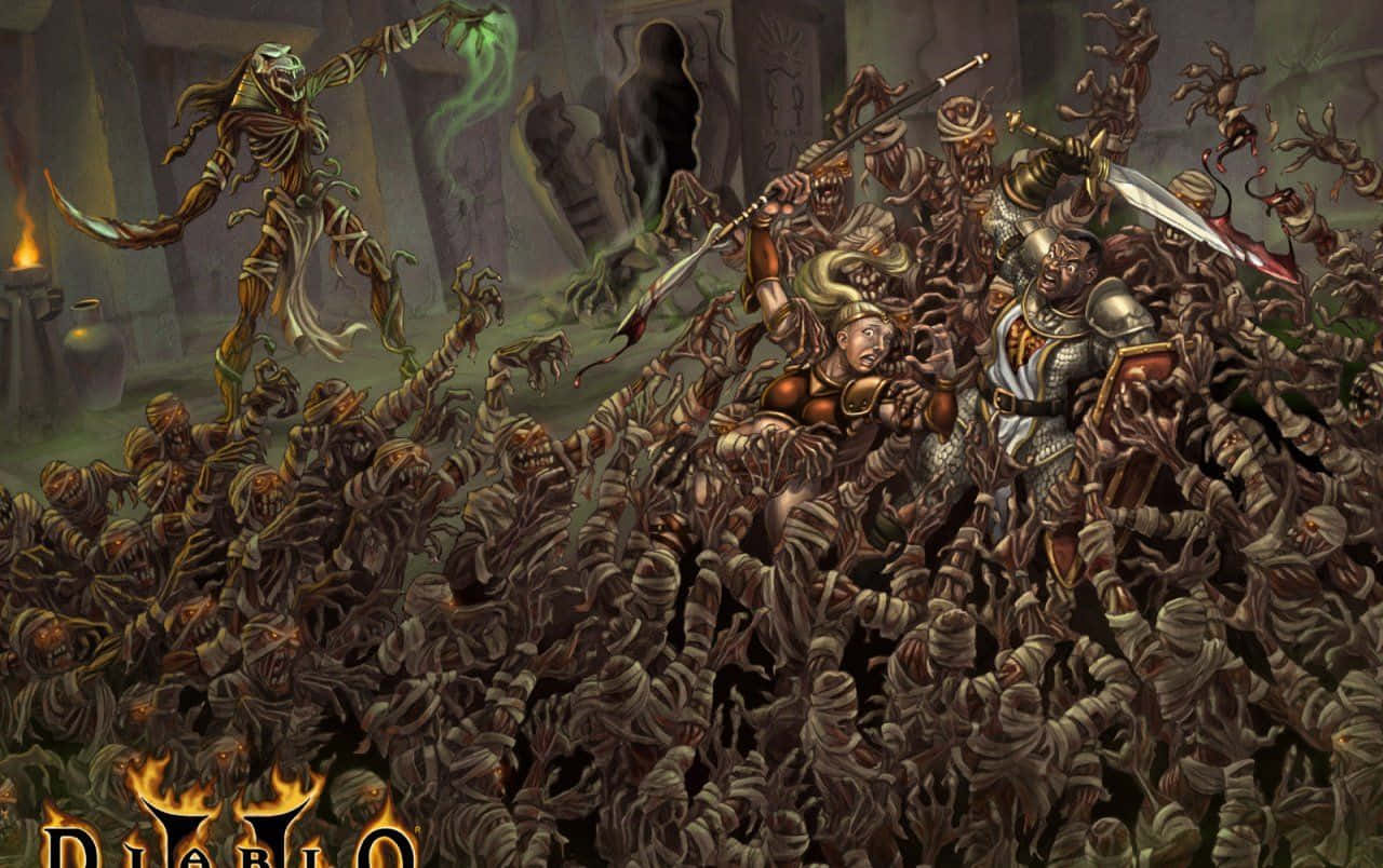 Diablo 2 Resurrected, warrior, paladin, HD Desktop Wallpaper